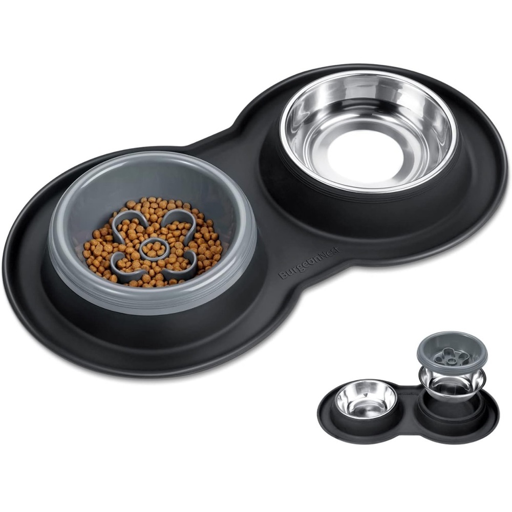 NWT Burgeonnest 4 in 1 slow dog or cat feeder